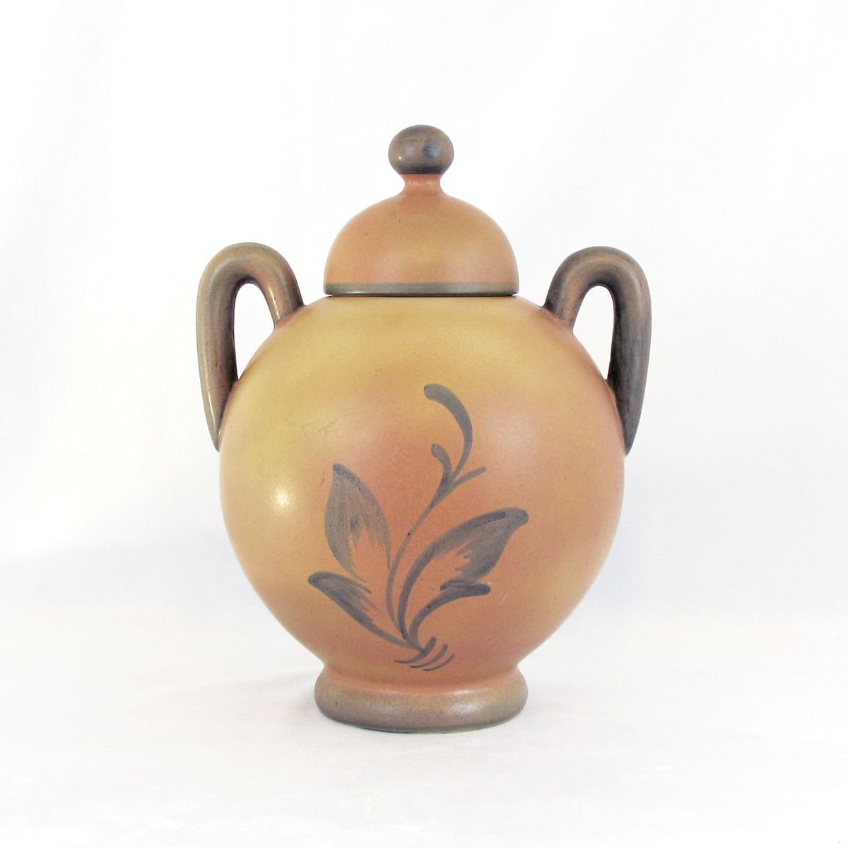 Art Deco Swedish Ceramic Urn with Lid by Åke Holm, 1920s