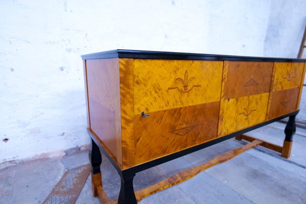 Art Deco Swedish Grace Haga Sideboard by Carl Malmsten, 1930s-UYK-1143043