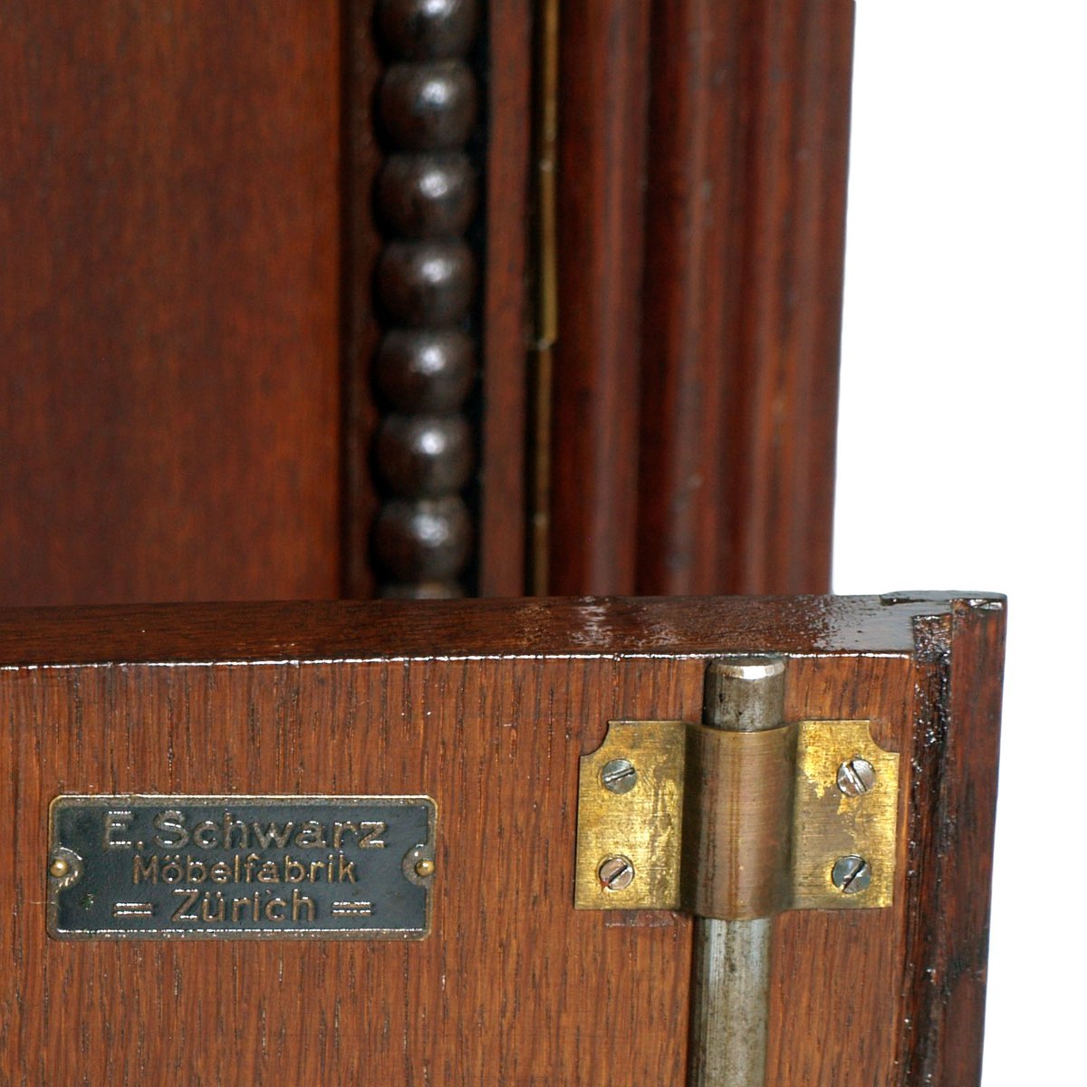 Art Deco Swiss Oak Sideboard from E. Schwarz Zurich, 1930s