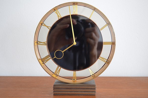 Art Deco Table Clock by Heinrich Möller for Kienzle, 1930s-OV-1293021