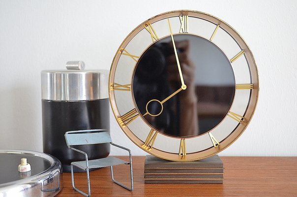 Art Deco Table Clock by Heinrich Möller for Kienzle, 1930s-OV-1293021