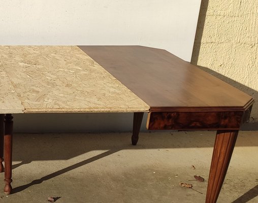 Art Deco Table in Walnut and Burr Walnut, 1930s-ABK-2022515