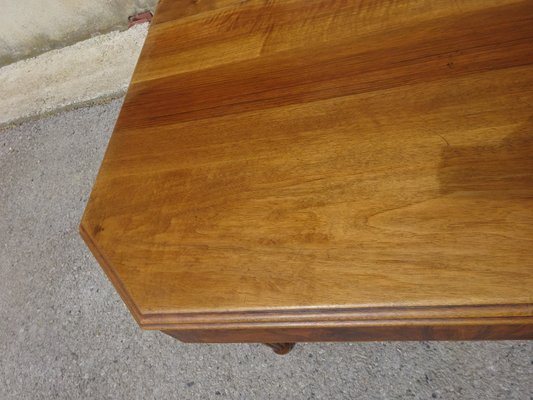 Art Deco Table in Walnut and Burr Walnut, 1930s-ABK-2022515