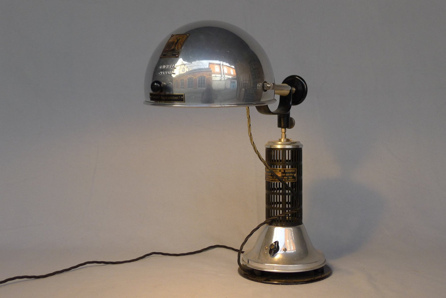 Art Deco Table Lamp from Hanau Heraeus, 1920s