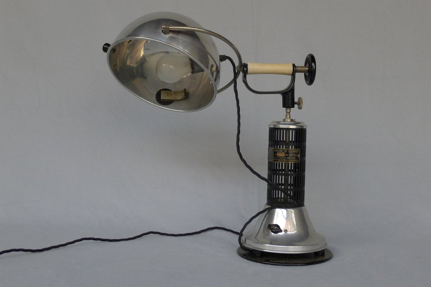 Art Deco Table Lamp from Hanau Heraeus, 1920s