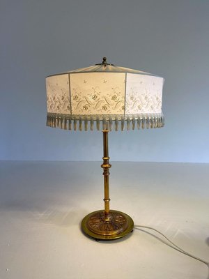 Art Deco Table Lamp in Brass and Copper, Sweden, 1930s-UYK-900878