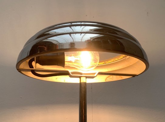 Art Deco Table Lamp in Chrome and Glass-UAH-1264256