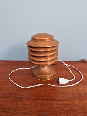 Art Deco Table Lamp in Copper from Coulter, Toronto, 1930s-FAX-1813865