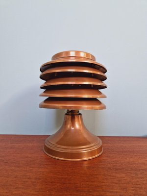 Art Deco Table Lamp in Copper from Coulter, Toronto, 1930s-FAX-1813865