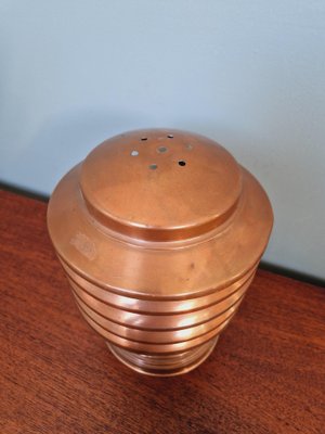 Art Deco Table Lamp in Copper from Coulter, Toronto, 1930s-FAX-1813865