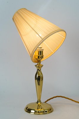 Art Deco Table Lamp with Fabic Shade, Vienna, 1920s-SPD-1702638