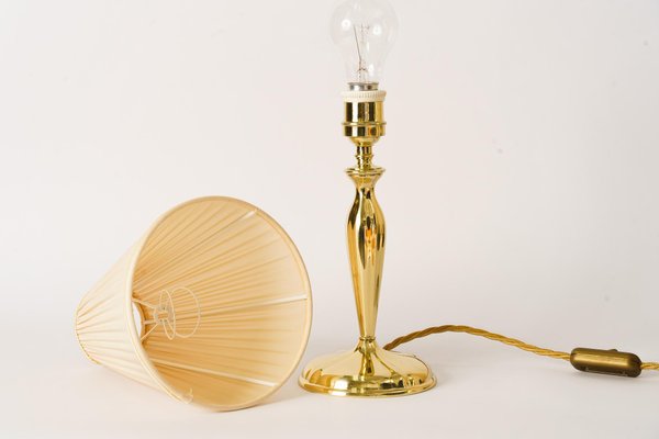 Art Deco Table Lamp with Fabic Shade, Vienna, 1920s-SPD-1702638