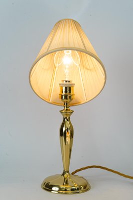 Art Deco Table Lamp with Fabic Shade, Vienna, 1920s-SPD-1702638