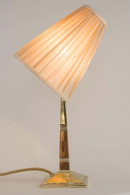 Art Deco Table Lamp with Fabric Shade, Vienna, 1920s-SPD-1020189