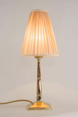 Art Deco Table Lamp with Fabric Shade, Vienna, 1920s-SPD-1020189