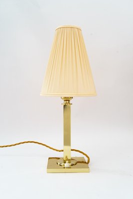 Art Deco Table Lamp with Fabric Shade, Vienna, 1920s-SPD-1723991