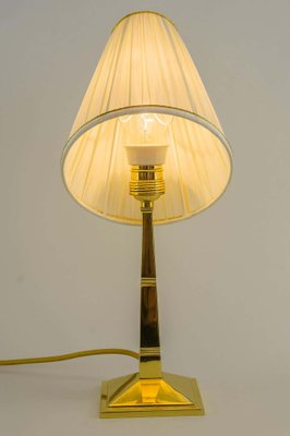 Art Deco Table Lamp with Fabric Shade, Vienna, 1920s-SPD-1020189