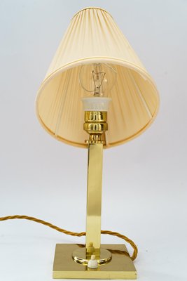 Art Deco Table Lamp with Fabric Shade, Vienna, 1920s-SPD-1723991