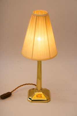 Art Deco Table Lamp with Fabric Shade, Vienna, 1920s-SPD-1811288