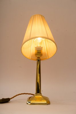 Art Deco Table Lamp with Fabric Shade, Vienna, 1920s-SPD-1811288