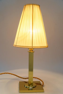 Art Deco Table Lamp with Fabric Shade, Vienna, 1920s-SPD-1723991