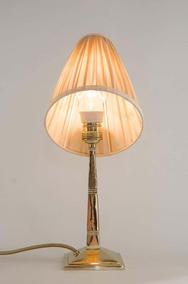 Art Deco Table Lamp with Fabric Shade, Vienna, 1920s-SPD-1020189