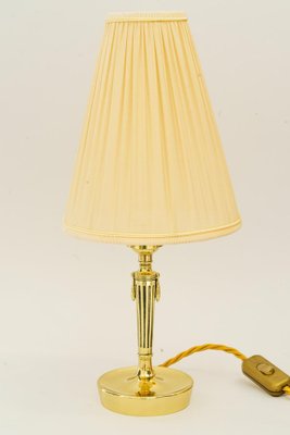 Art Deco Table Lamp with Fabric Shade, Vienna, Austria, 1920s-SPD-1794133