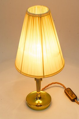 Art Deco Table Lamp with Fabric Shade, Vienna, Austria, 1920s-SPD-1794133