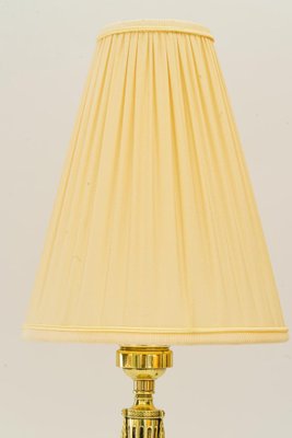 Art Deco Table Lamp with Fabric Shade, Vienna, Austria, 1920s-SPD-1794133