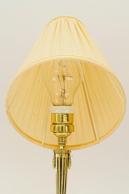 Art Deco Table Lamp with Fabric Shade, Vienna, Austria, 1920s-SPD-1794133