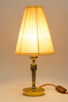 Art Deco Table Lamp with Fabric Shade, Vienna, Austria, 1920s-SPD-1794133