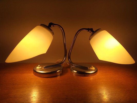 Art Deco Table Lamps, 1930s, Set of 2-TZ-933425