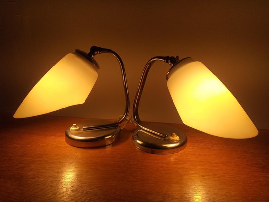 Art Deco Table Lamps, 1930s, Set of 2-TZ-933425