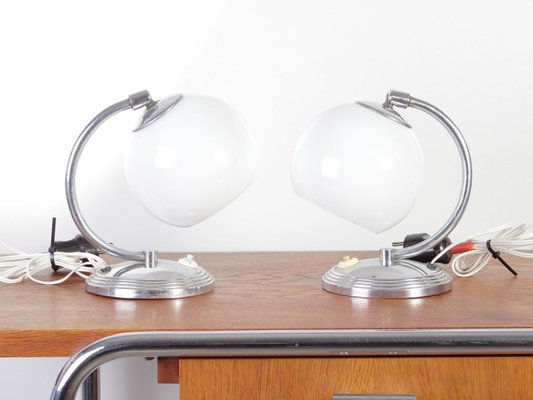 Art Deco Table Lamps, 1930s, Set of 2-ALG-623550