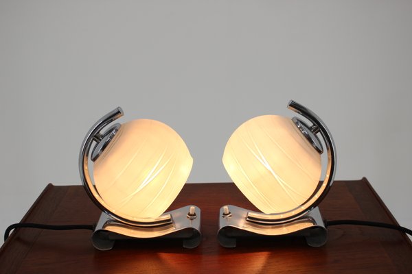 Art Deco Table Lamps from Napako, 1930s, Set of 2-TZ-575108