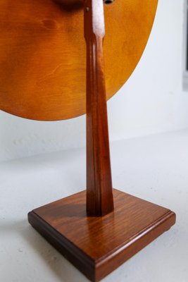 Art Deco Table Mirror in Walnut and Glass, 1940s-UYK-1793992