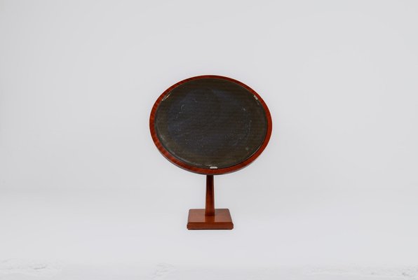 Art Deco Table Mirror in Walnut and Glass, 1940s-UYK-1793992