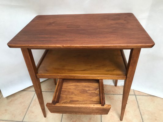 Art Deco Table with a Drawer, 1970s-WQQ-1326331