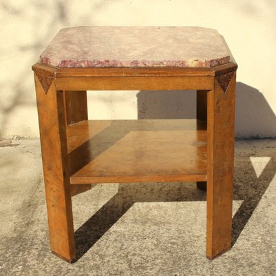 Art Deco Table with Pink Marble-NE-1169669