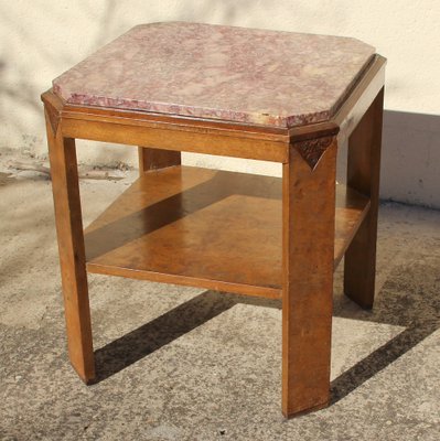 Art Deco Table with Pink Marble-NE-1169669