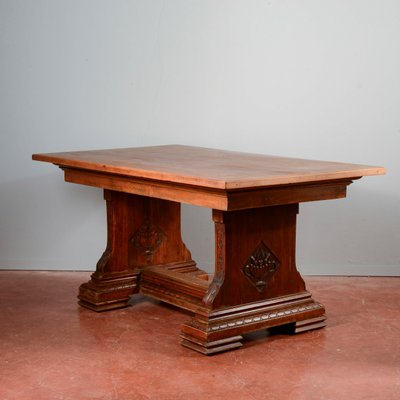 Art Deco Table with Wood Extensions-RAQ-2034145