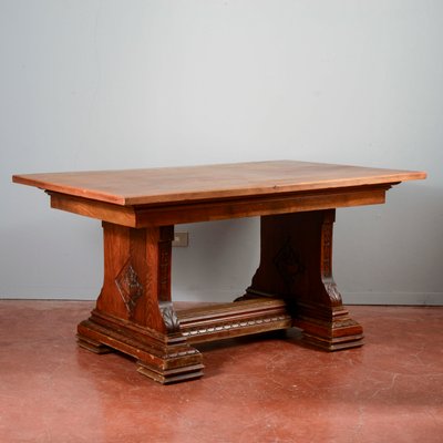 Art Deco Table with Wood Extensions-RAQ-2034145