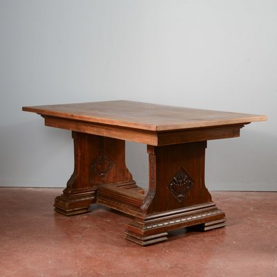 Art Deco Table with Wood Extensions-RAQ-2034145