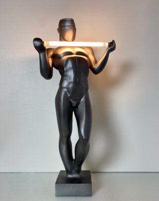 Art Deco Taus Table Lamp by Eric Bug for Febrer, 1985-WZZ-1144140