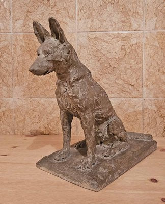 Art Deco Terracotta Dog by A. Thorand, 1935-AWH-1748075