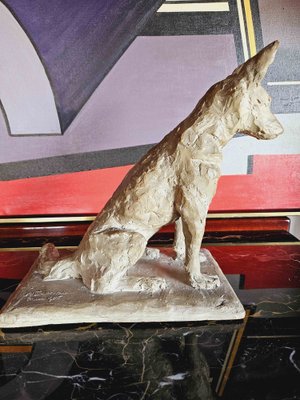 Art Deco Terracotta Dog by A. Thorand, 1935-AWH-1748075