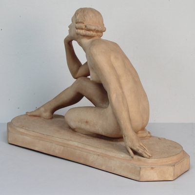 Art Deco Terracotta Sculpture by Lucien Alliots-NE-1320151