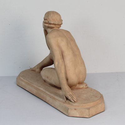 Art Deco Terracotta Sculpture by Lucien Alliots-NE-1320151