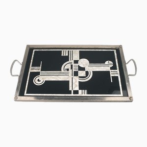 Art Deco Tray with Geometric Patterns, 1930s-GUT-2023469