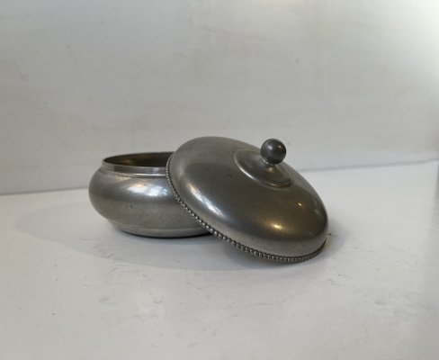 Art Deco Trinket Jar in Pewter by Just Andersen, 1930s-LCR-1805421